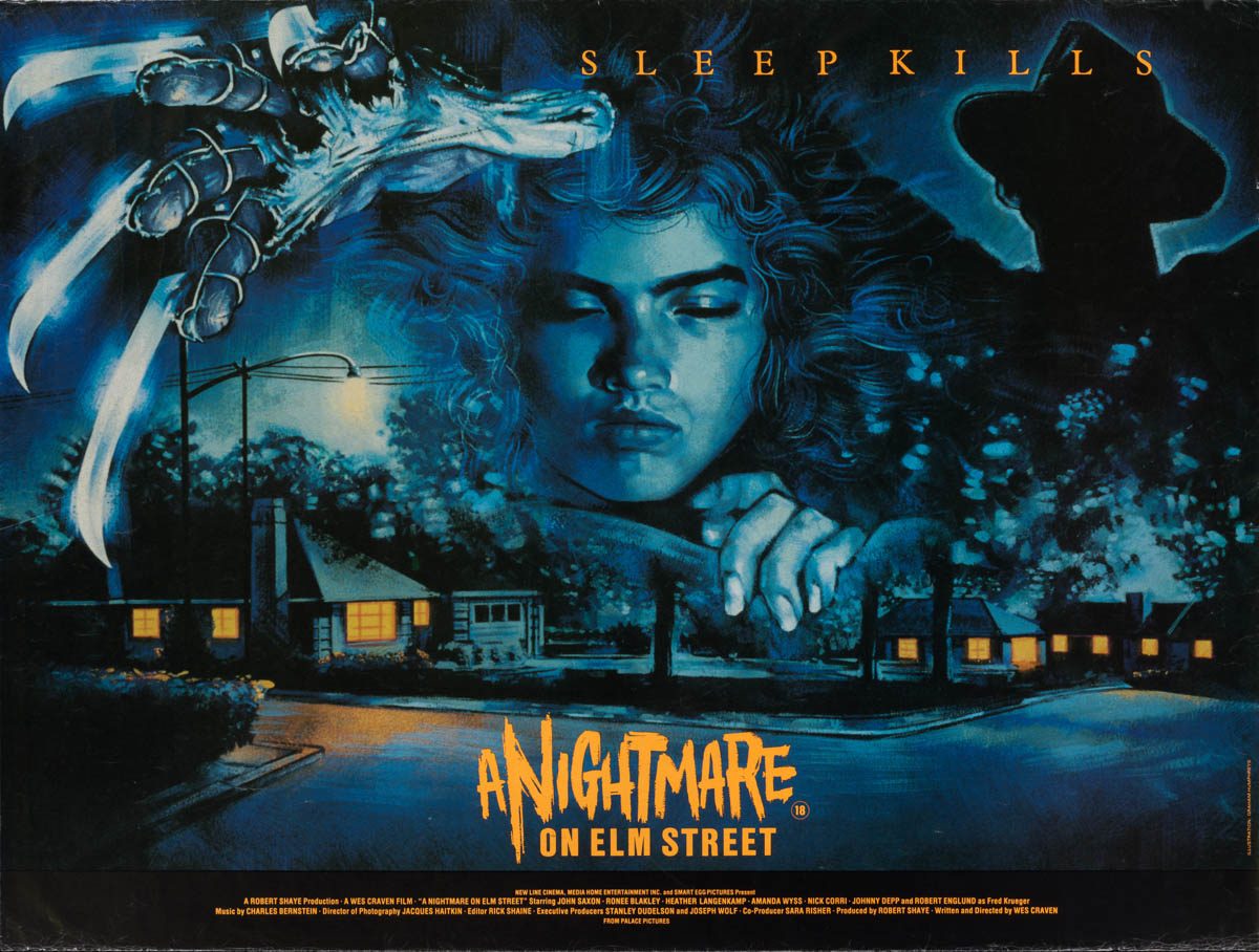 A Nightmare on Elm Street (1984 UK Poster)