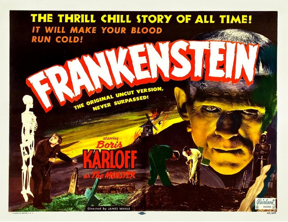 Frankenstein (1931), 1930s horror movies
